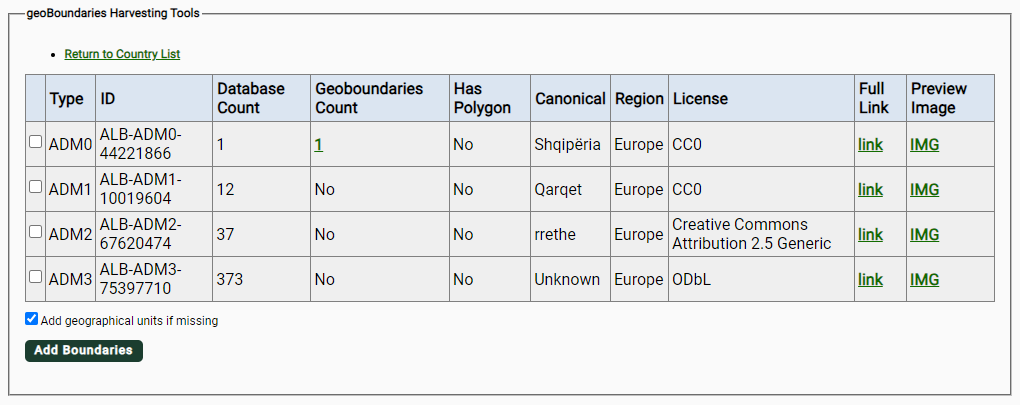 Geographic Harvester Page 2