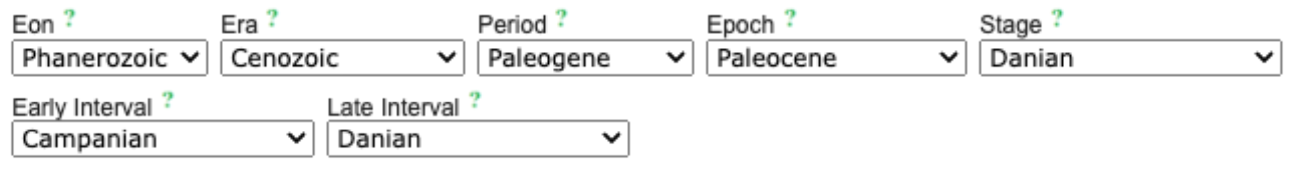 Paleo Module for Symbiota Portals