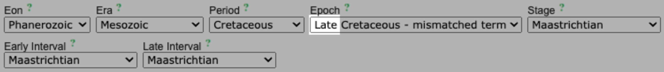 Paleo Module for Symbiota Portals